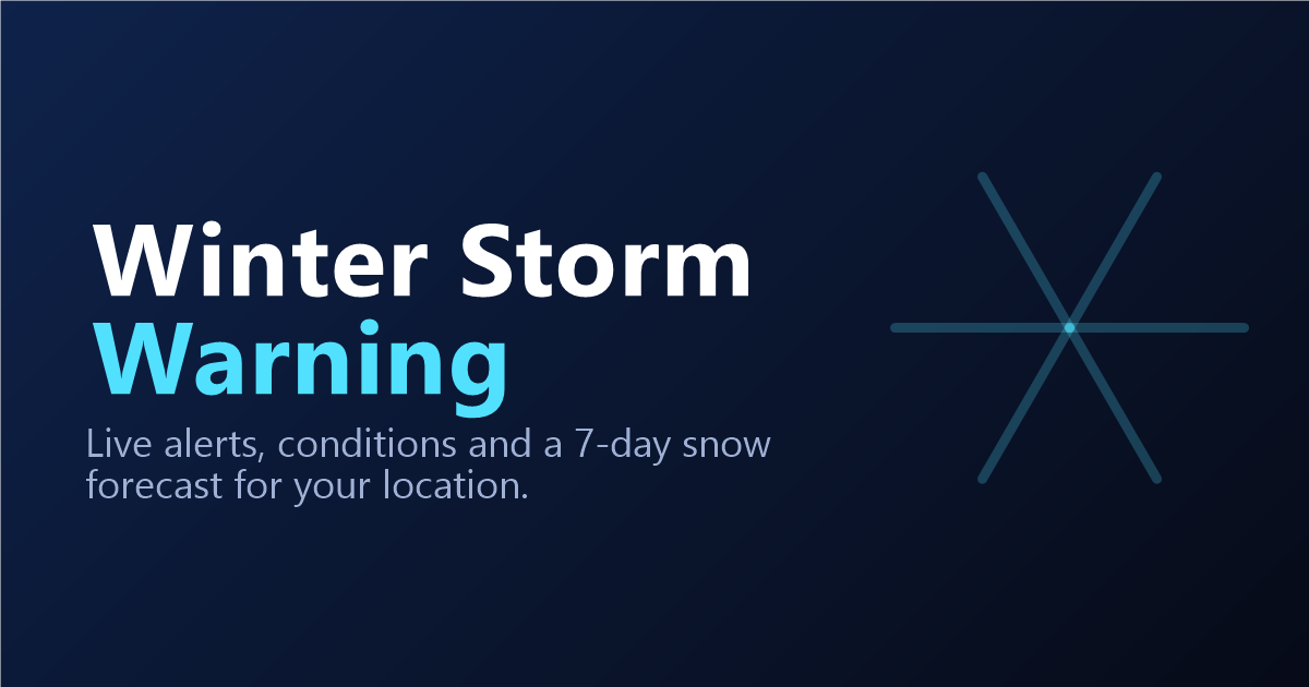 Winter Storm Warning in Birmingham, AL - Live Alerts & Forecast